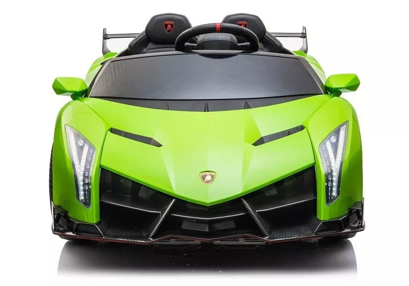 Elektrinis vaikiškas automobilis Lamborghini Veneno, baltas
