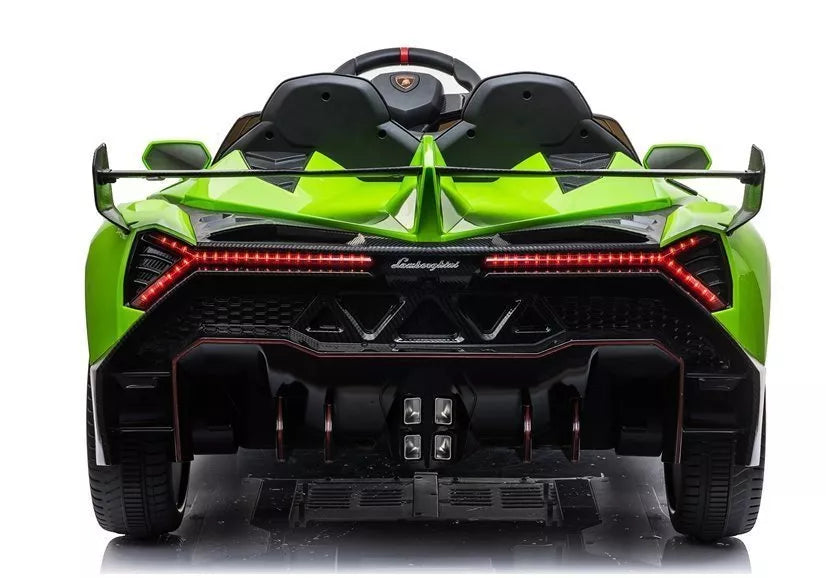 Elektrinis vaikiškas automobilis Lamborghini Veneno, baltas