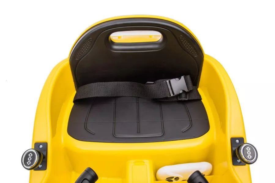 Elektrinis vaikiškas automobilis LEAN CARS GTS1166, geltonas