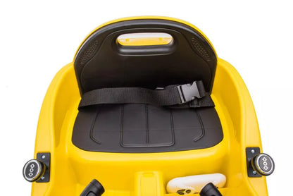Elektrinis vaikiškas automobilis LEAN CARS GTS1166, geltonas