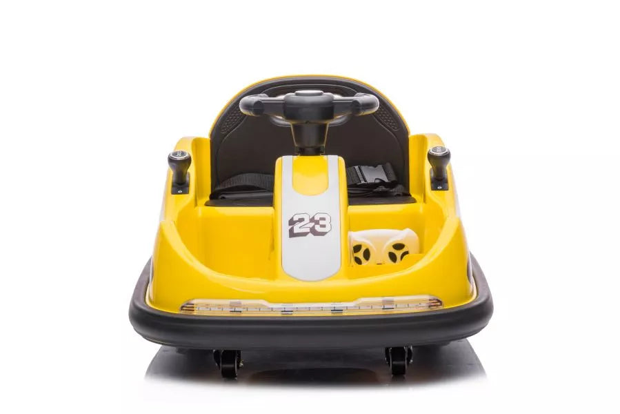 Elektrinis vaikiškas automobilis LEAN CARS GTS1166, geltonas