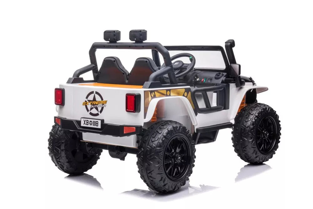 Elektrinis vaikiškas automobilis LEAN CARS XB-1118, baltas