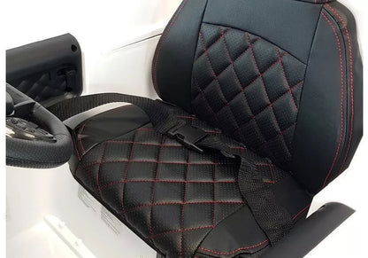 Elektrinis vaikiškas automobilis Mercedes G63, baltas