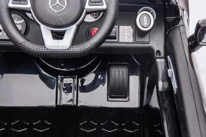 Elektrinis vaikiškas automobilis Mercedes SLC 300, raudonos spalvos