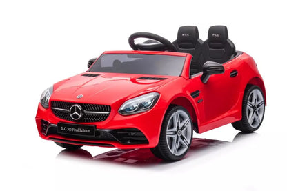 Elektrinis vaikiškas automobilis Mercedes SLC 300, raudonos spalvos