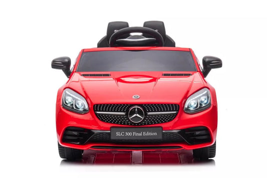 Elektrinis vaikiškas automobilis Mercedes SLC 300, raudonos spalvos