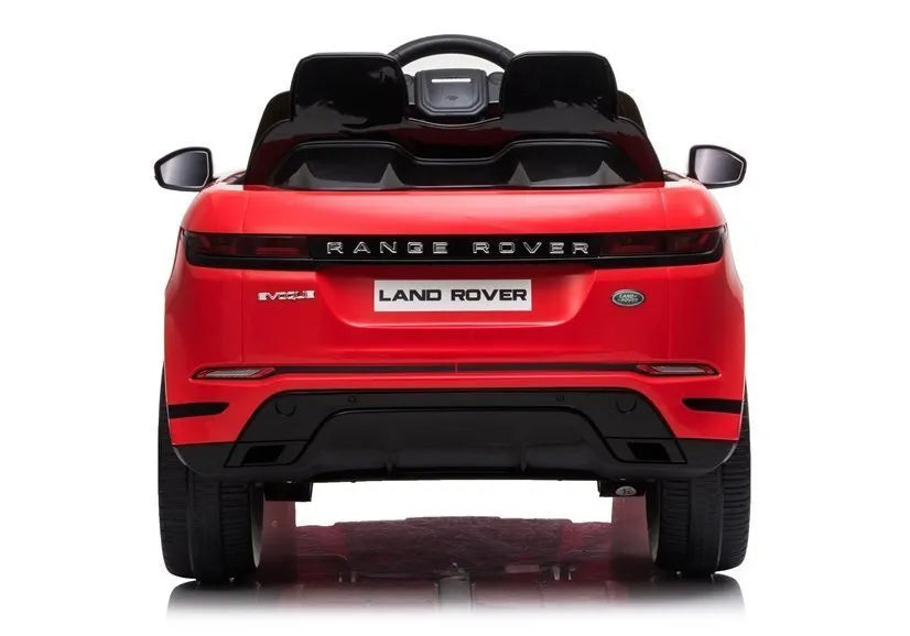 Elektrinis vaikiškas automobilis Range Rover Evoque, raudonas