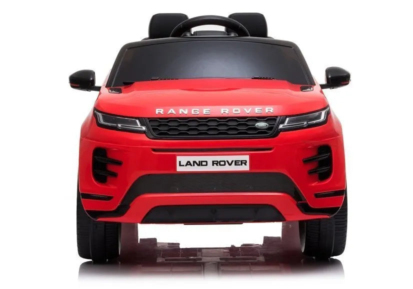 Elektrinis vaikiškas automobilis Range Rover Evoque, raudonas