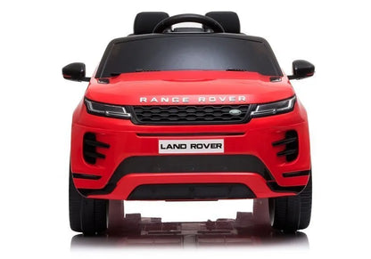 Elektrinis vaikiškas automobilis Range Rover Evoque, raudonas