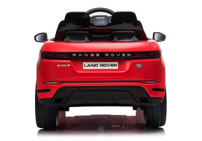Elektrinis vaikiškas automobilis Range Rover Evoque, raudonas