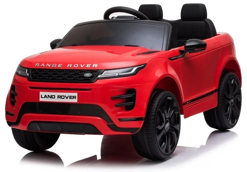 Elektrinis vaikiškas automobilis Range Rover Evoque, raudonas