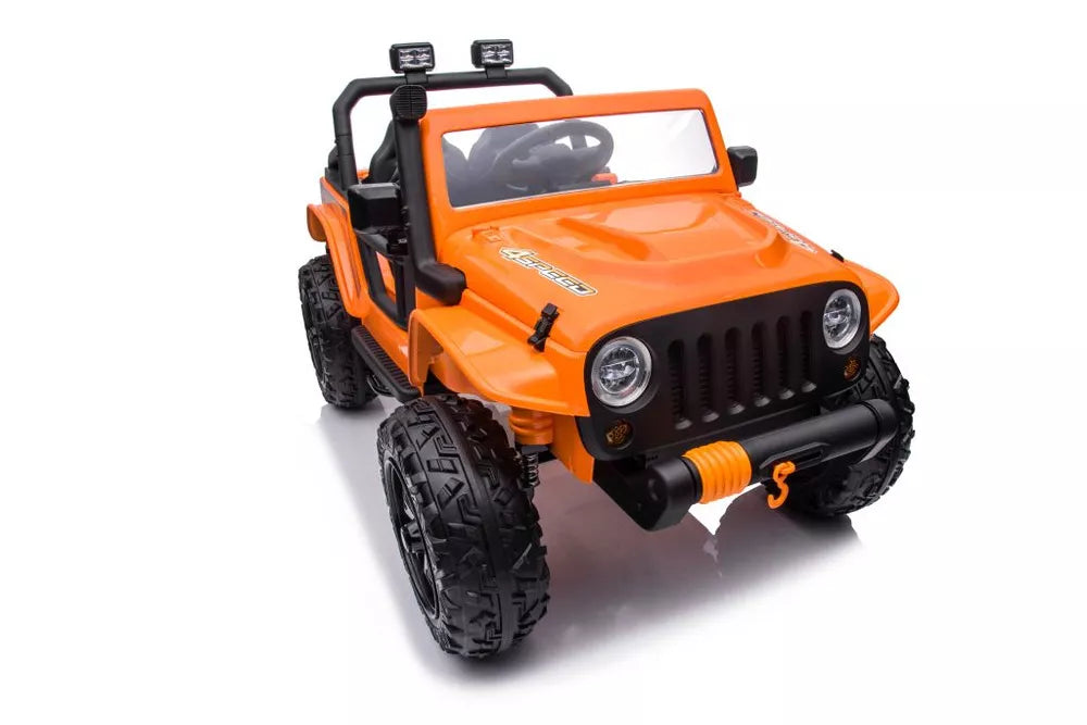 Elektrinis vaikiškas automobilis XB-1118 oranžinis