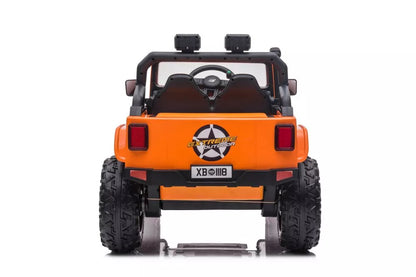 Elektrinis vaikiškas automobilis XB-1118 oranžinis