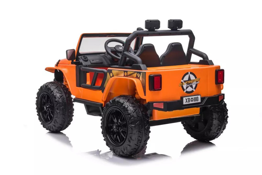 Elektrinis vaikiškas automobilis XB-1118 oranžinis