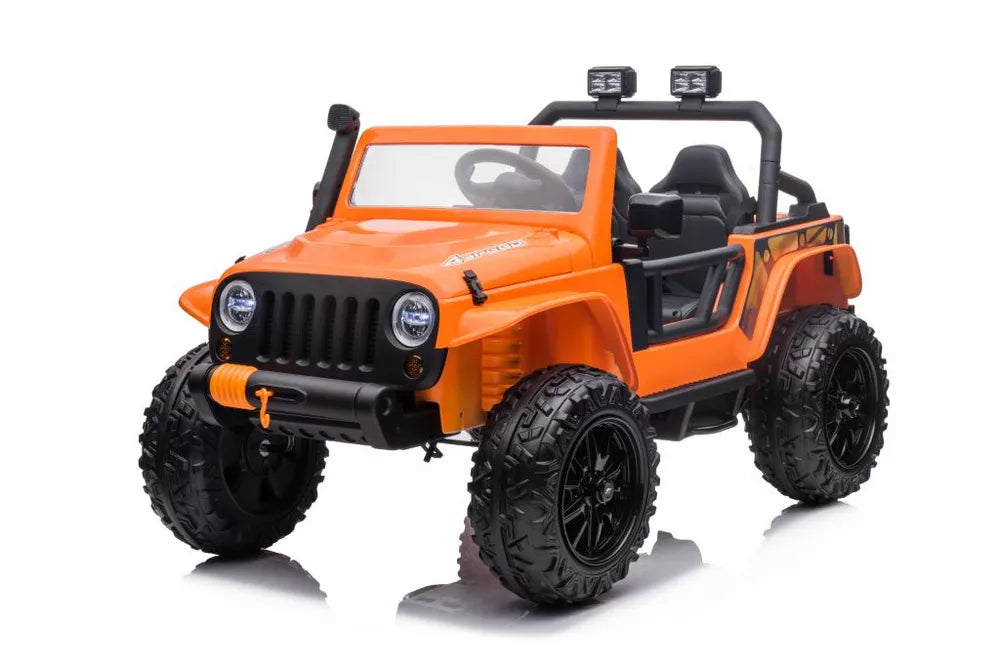 Elektrinis vaikiškas automobilis XB-1118 oranžinis