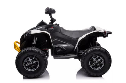 Elektrinis vaikiškas keturratis CAN-AM Renegade, baltas