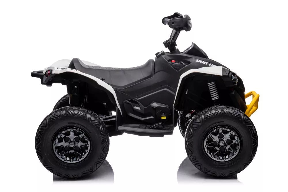 Elektrinis vaikiškas keturratis CAN-AM Renegade, baltas