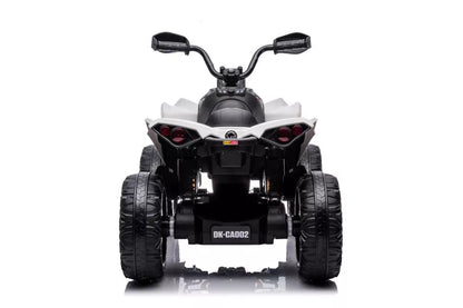 Elektrinis vaikiškas keturratis CAN-AM Renegade, baltas
