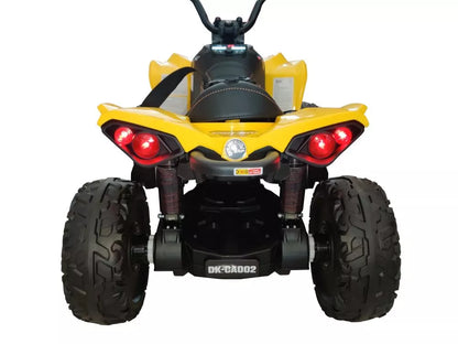 Elektrinis vaikiškas keturratis CAN-AM Renegade, geltonas