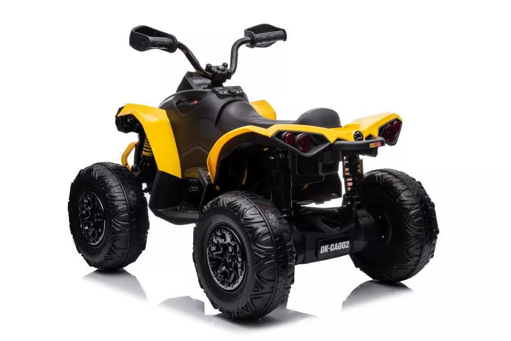 Elektrinis vaikiškas keturratis CAN-AM Renegade, geltonas