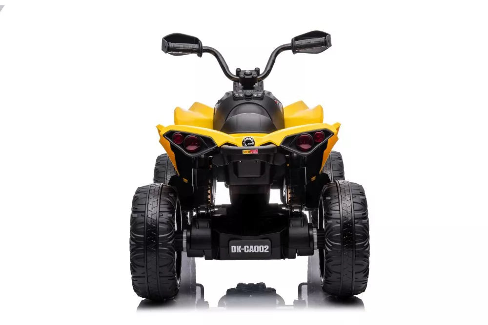 Elektrinis vaikiškas keturratis CAN-AM Renegade, geltonas