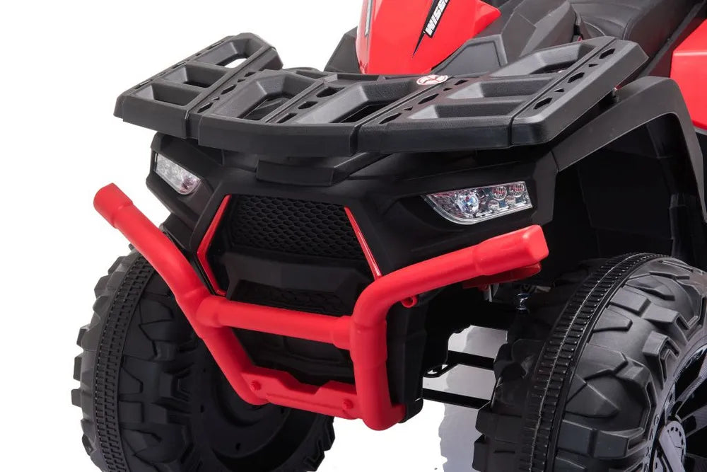 Elektrinis vaikiškas keturratis LEAN CARS Quad JC333, raudonas