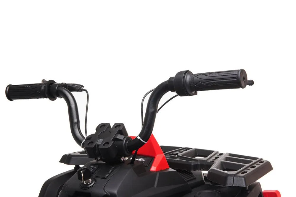Elektrinis vaikiškas keturratis LEAN CARS Quad JC333, raudonas
