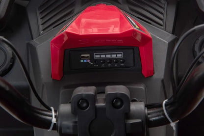 Elektrinis vaikiškas keturratis LEAN CARS Quad JC333, raudonas