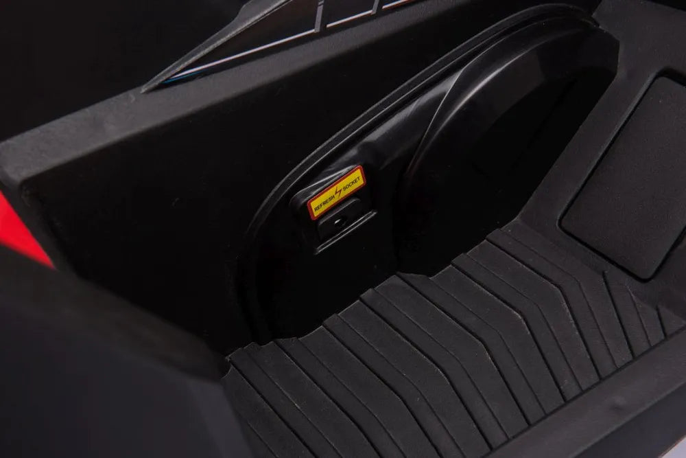 Elektrinis vaikiškas keturratis LEAN CARS Quad JC333, raudonas