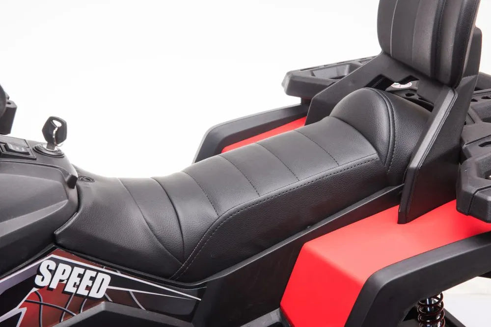 Elektrinis vaikiškas keturratis LEAN CARS Quad JC333, raudonas