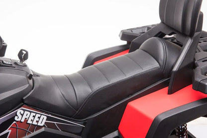 Elektrinis vaikiškas keturratis LEAN CARS Quad JC333, raudonas