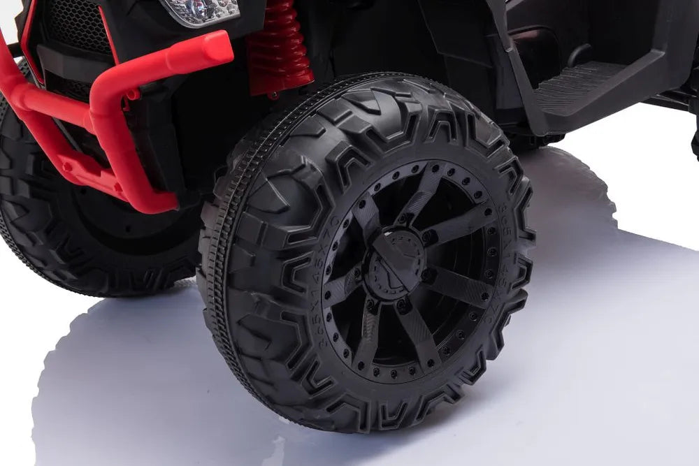 Elektrinis vaikiškas keturratis LEAN CARS Quad JC333, raudonas