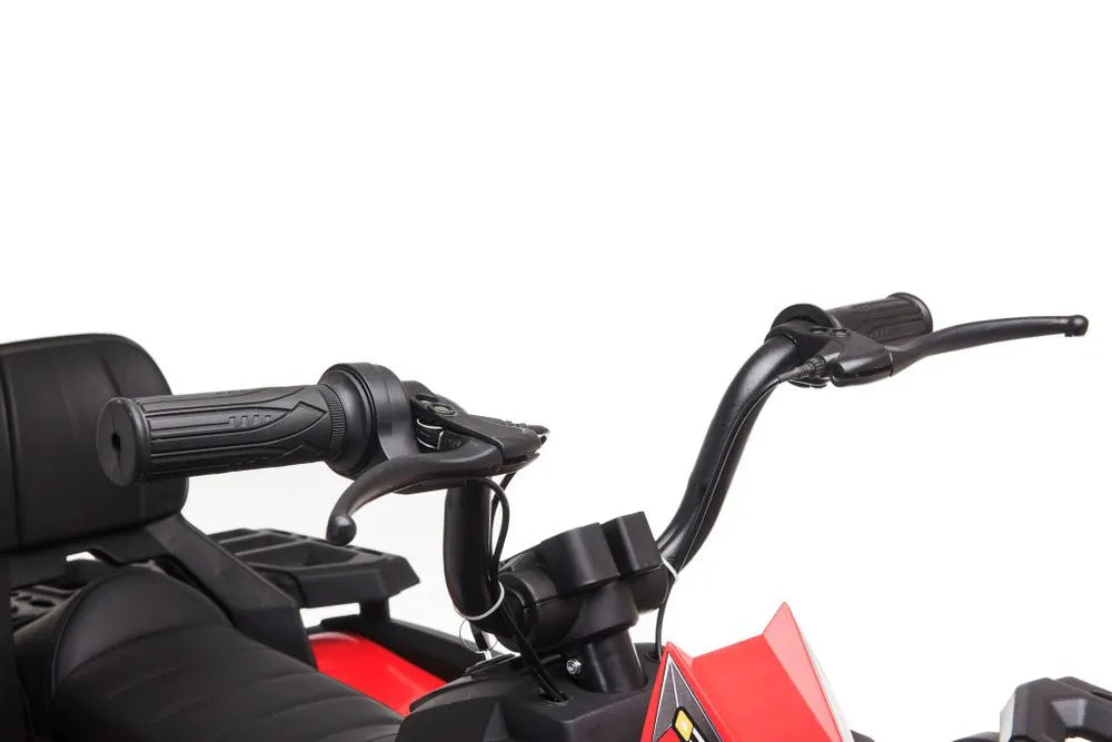 Elektrinis vaikiškas keturratis LEAN CARS Quad JC333, raudonas