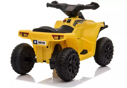 Elektrinis vaikiškas keturratis XH116, geltonas