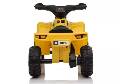 Elektrinis vaikiškas keturratis XH116, geltonas