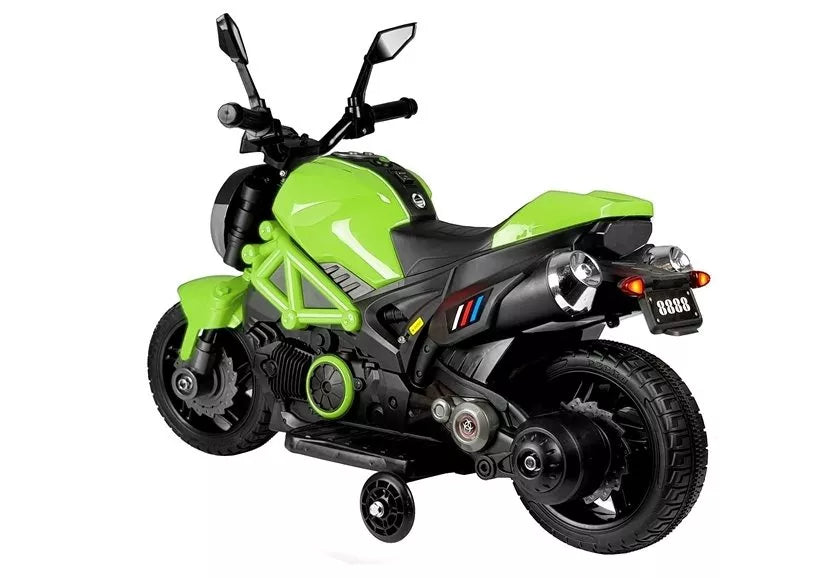 Elektrinis vaikiškas motociklas LEAN CARS GTM1188, baltas