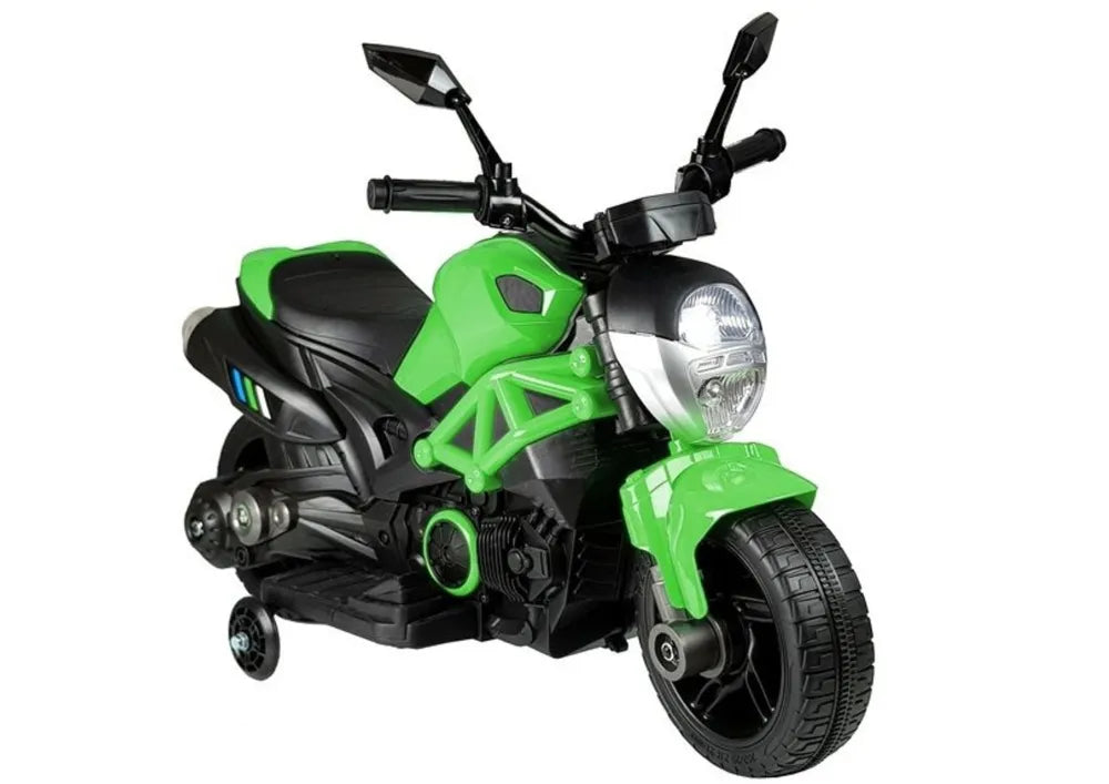 Elektrinis vaikiškas motociklas LEAN CARS GTM1188, baltas