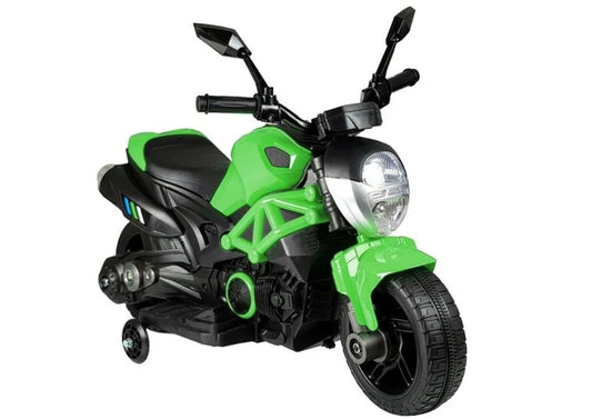 Elektrinis vaikiškas motociklas LEAN CARS GTM1188, baltas
