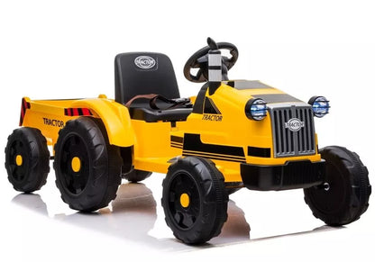 Elektrinis vaikiškas traktorius LEAN CARS CH9959, geltonas