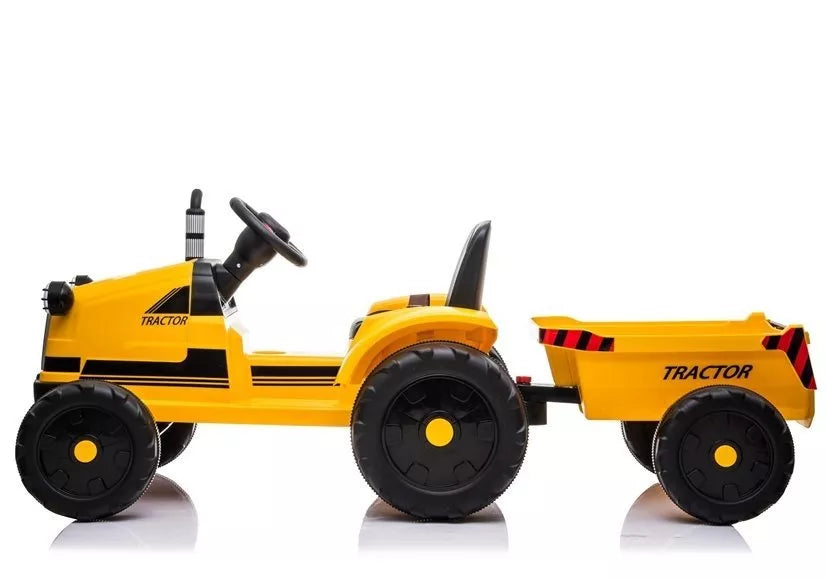 Elektrinis vaikiškas traktorius LEAN CARS CH9959, geltonas