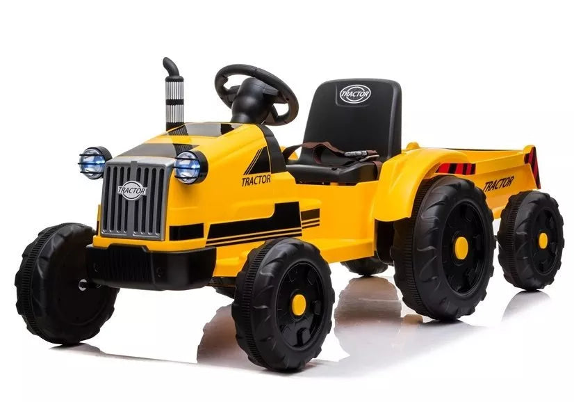 Elektrinis vaikiškas traktorius LEAN CARS CH9959, geltonas