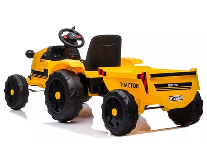 Elektrinis vaikiškas traktorius LEAN CARS CH9959, geltonas