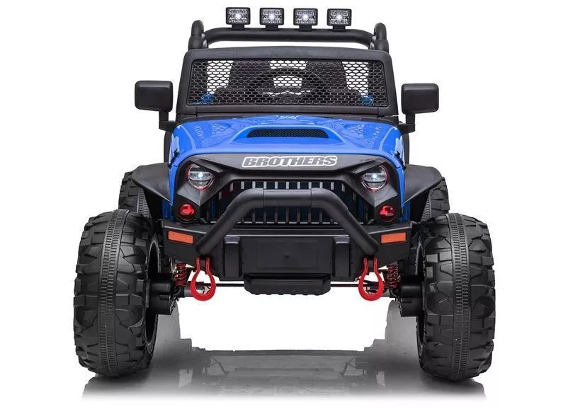 Elektrinis vaikiškas visureigis Jeep JC666, mėlynas