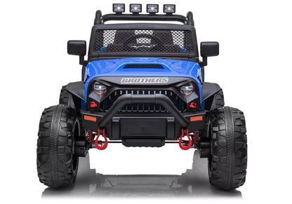 Elektrinis vaikiškas visureigis Jeep JC666, mėlynas