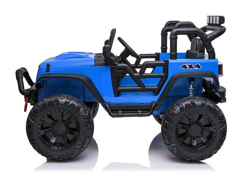 Elektrinis vaikiškas visureigis Jeep JC666, mėlynas