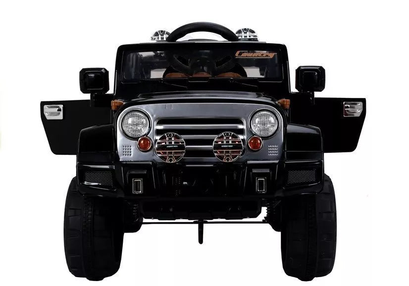 Elektrinis vaikiškas visureigis Jeep JJ245, juodas