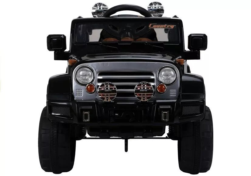 Elektrinis vaikiškas visureigis Jeep JJ245, juodas