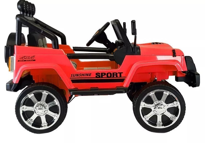 Elektrinis vaikiškas visureigis Jeep S2388, baltas, 4x45W