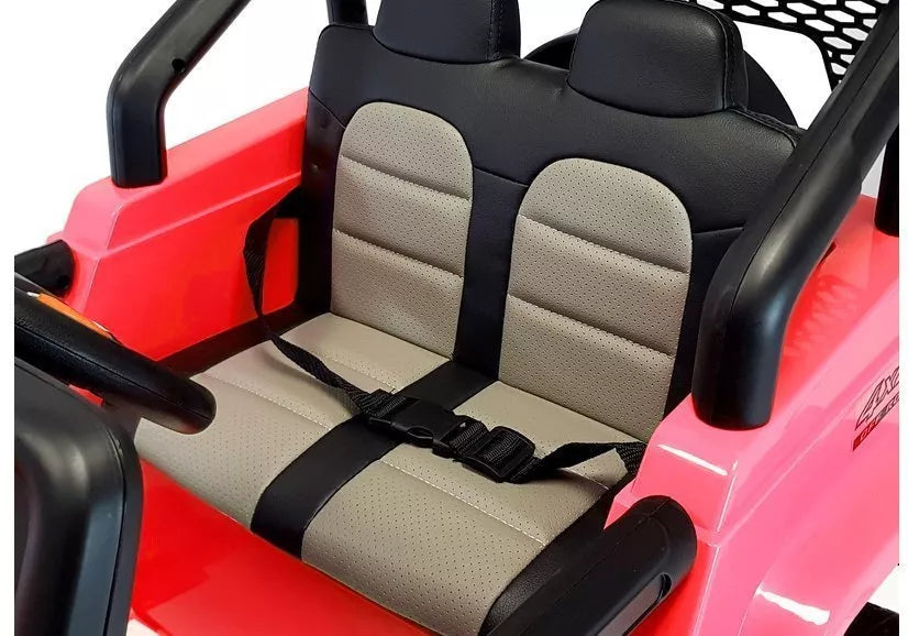 Elektrinis vaikiškas visureigis Jeep S2388, baltas, 4x45W