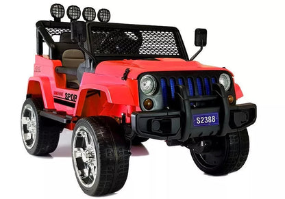 Elektrinis vaikiškas visureigis Jeep S2388, baltas, 4x45W